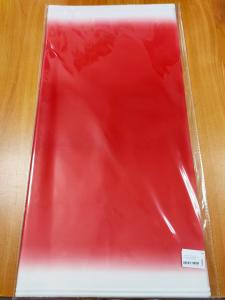 Пленка двухсторонняя с гридиентом 58см*58см (20 листов), цвет Красный