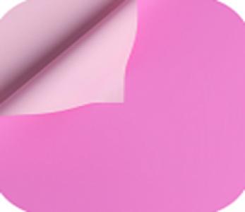 Матовая пленка,двухсторонняя,70микрон 58см*10m,цв.розовый/светло-розовый