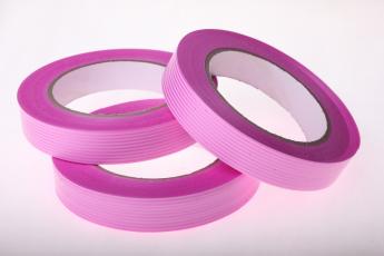 Р2168/Лента простая 2*50 ЭКО/ярко-розовый